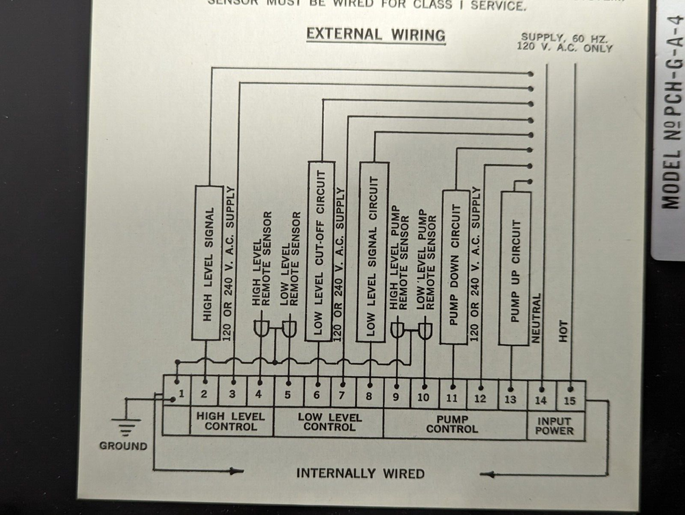 McDonnell & Miller Probe Level Control, Missing Transformer, 179123, PCH-G-A-4