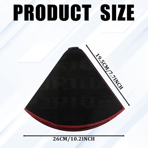 Gear Shift Knob Boot Dust Cover, Shifter Shift Boot Cover Protector, Black