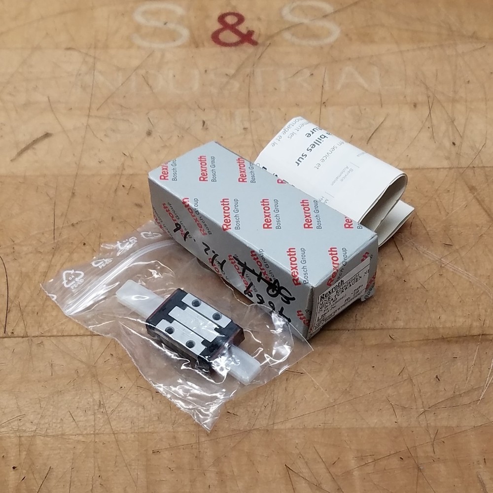 Rexroth R044289401 Linear Guide Carriage, 9mm Rail Width, 10mm Height Mounted