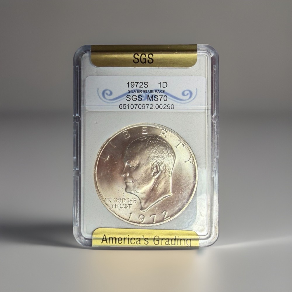 1972-S Eisenhower Ike Silver Dollar