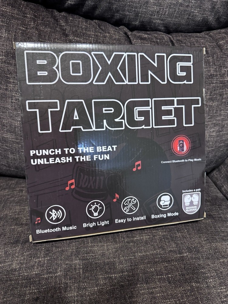 Boxing target Strike Pad Electronic Bluetooth Music, Gloves, Wall Mount, Type-C