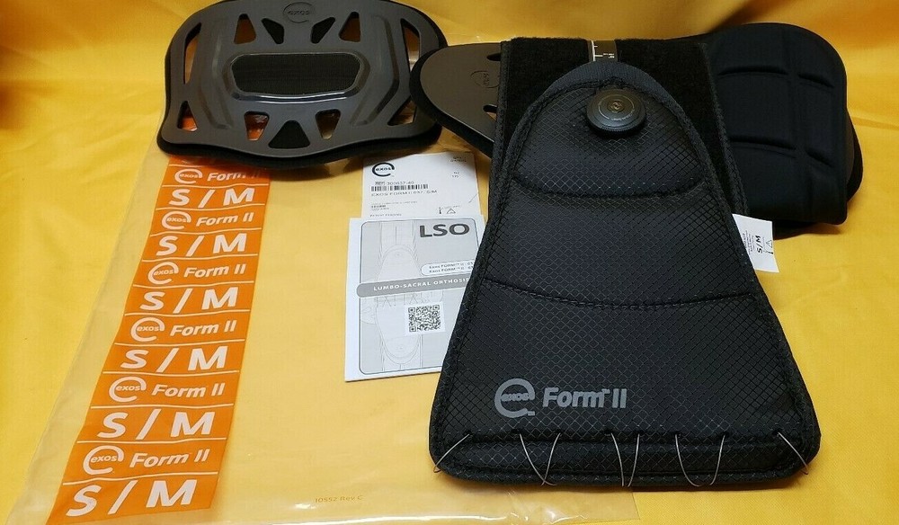 Donjoy Exos Form II 637 Lumbar Support / Back Support Small/Medium