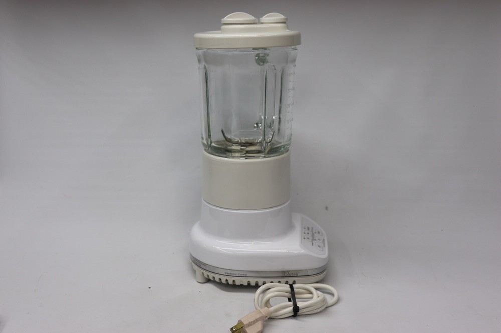 KitchenAid KSB3WH Blender 40oz Cup Glass Pitcher White