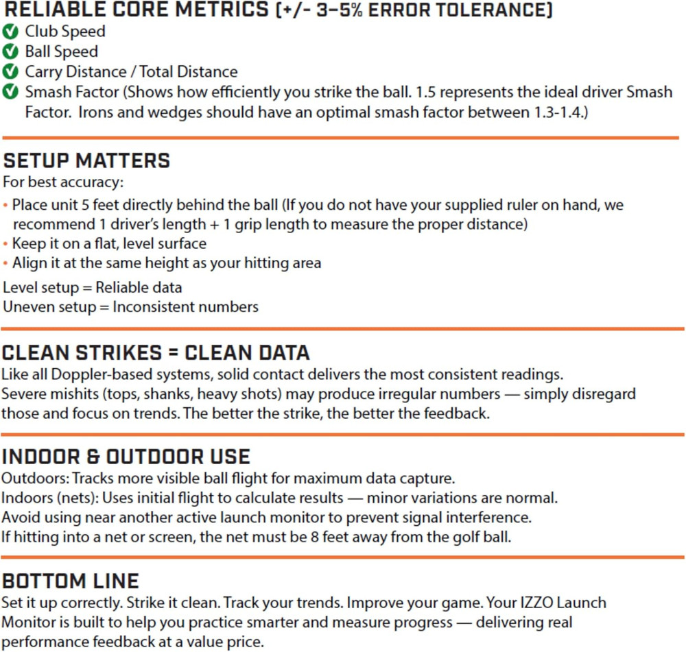 Golf Swami Launch Master Golf Launch Simulator - Golf Training Aid