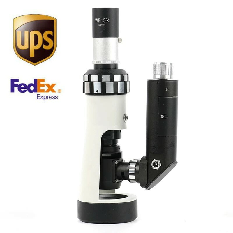 Portable Polarizing Metallograph Microscope w/ Polarizing Filter Carrying Box