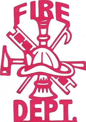 Fire Dept Department Title Die Cut