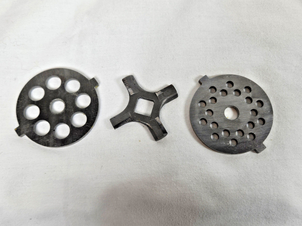 Replacement Grind Plate Disc Full Set for KitchenAid Food Grinder Accessory FG-A