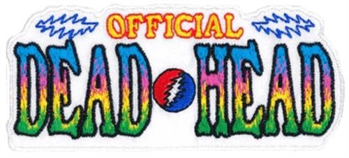 Grateful Dead Iron-On Patch Official Dead Head