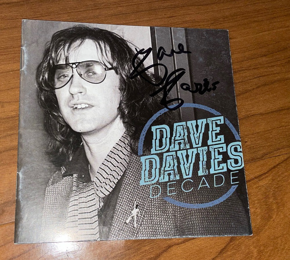 Dave Davies Signed Cd Decade