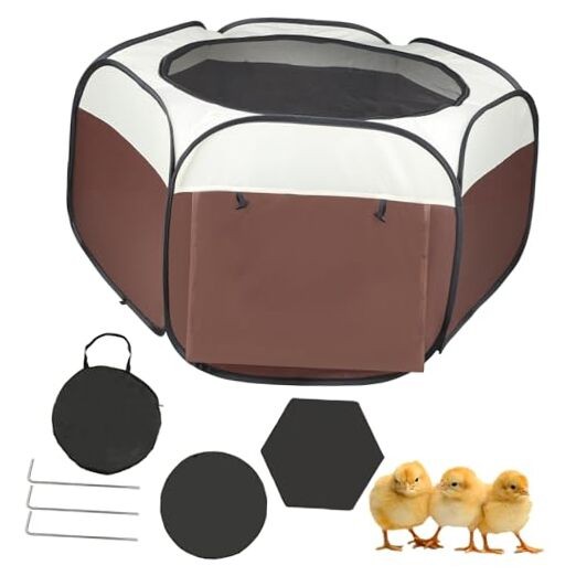 Chicken Brooder Box for Chick Starter Kit - 2026 Upgrade Chicken Brooder Tent