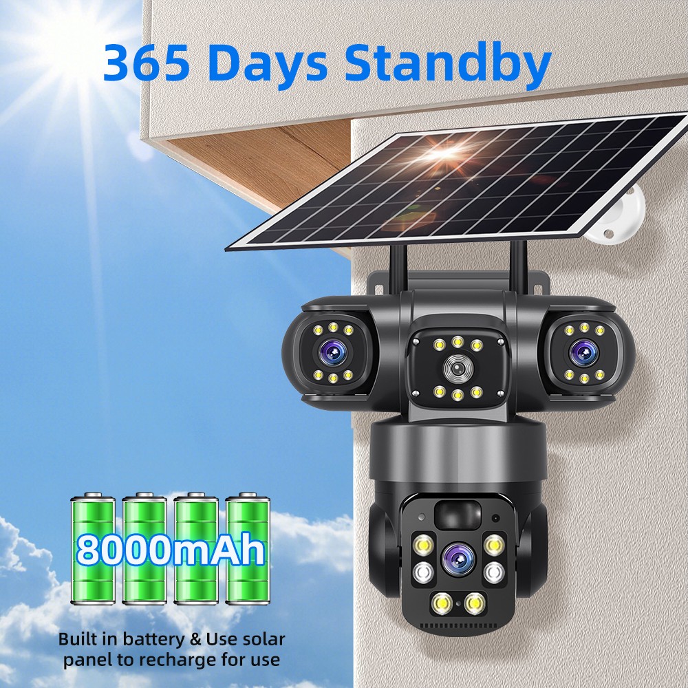 KEPEAK 4K/9MP Solar Powered Camera