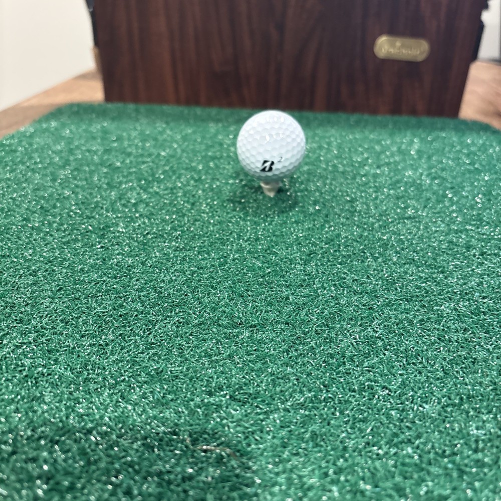 Bullseye Soft Strike Premium indoor golf simulator hitting strip