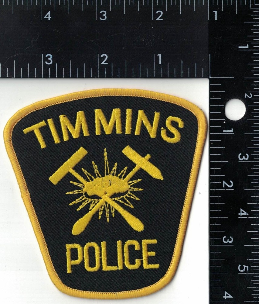 Timmins Police Patch Canada