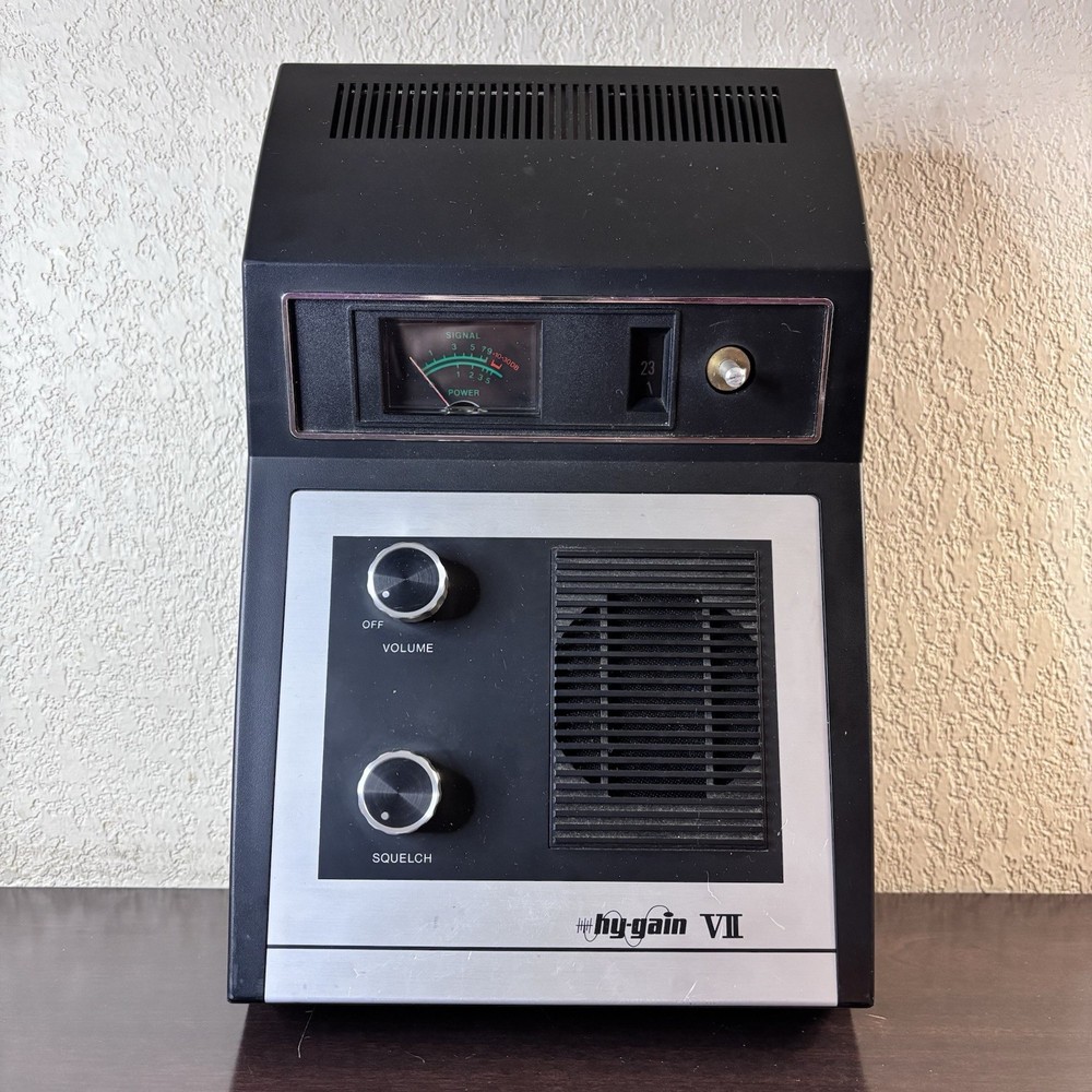 Vintage Hy-Gain VII  CB Transceiver | Tested Working - No AC Cord *NOTES*