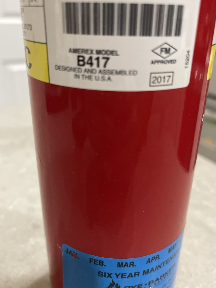 Amerex B417 Fire Extinguisher Read Description