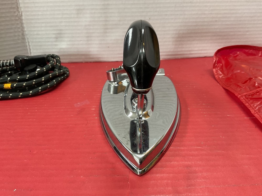 folding iron with case