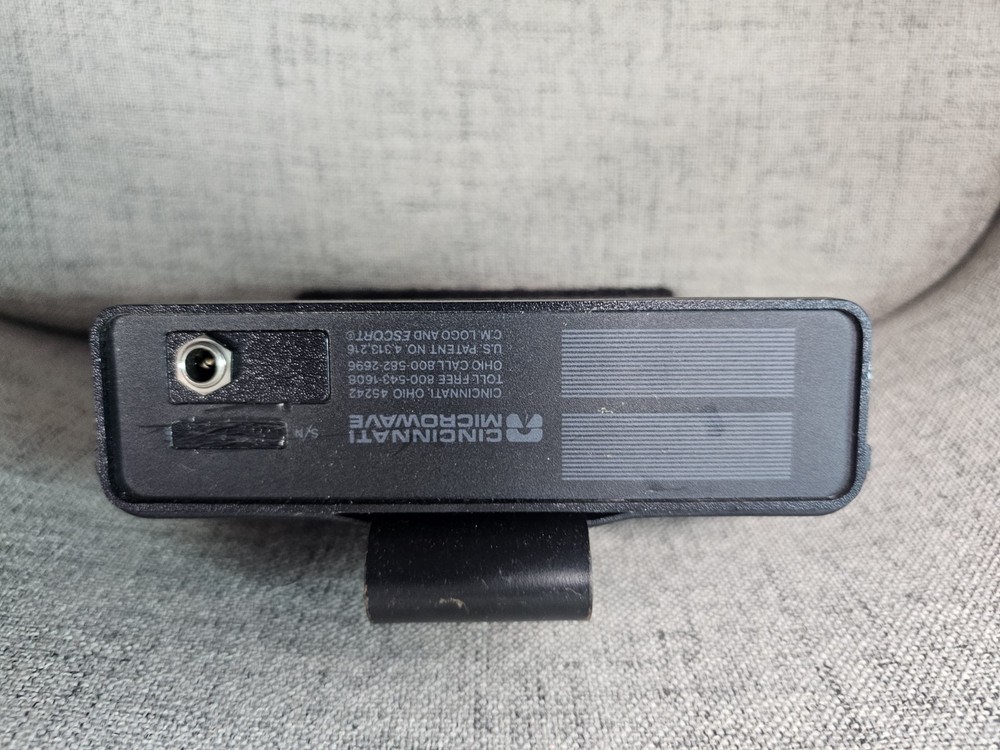 ESCORT, RADAR DECTOR, CINCINNATI MICROWAVE, UNTESTED AS SEEN
