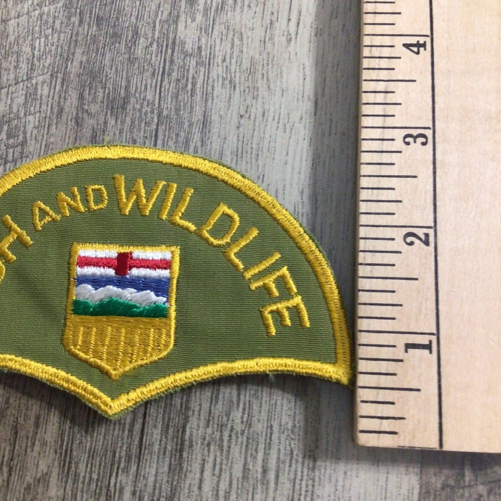 Fish & Wildlife Alberta Canada Patch Embroidered