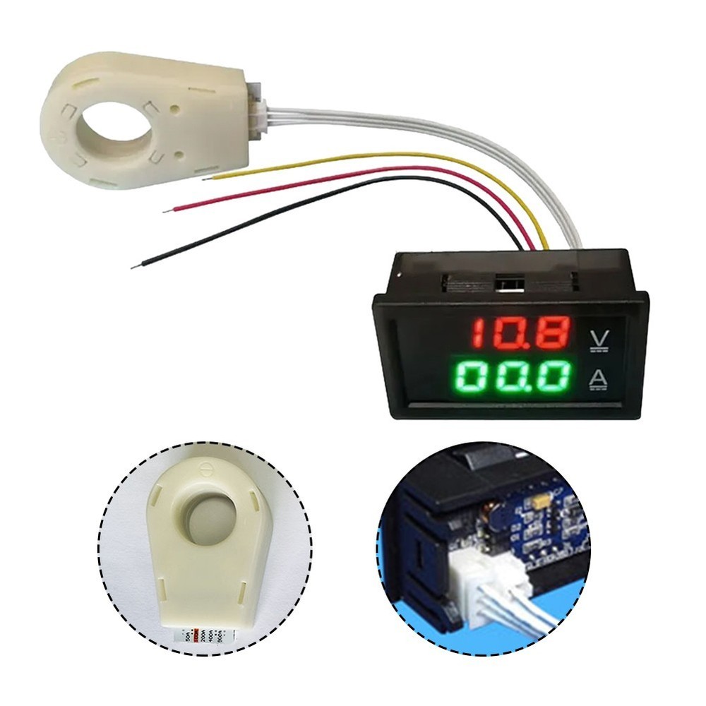 Reliable Waterproof Digital Hall Voltmeter Ammeter for DC0300V 50A400A