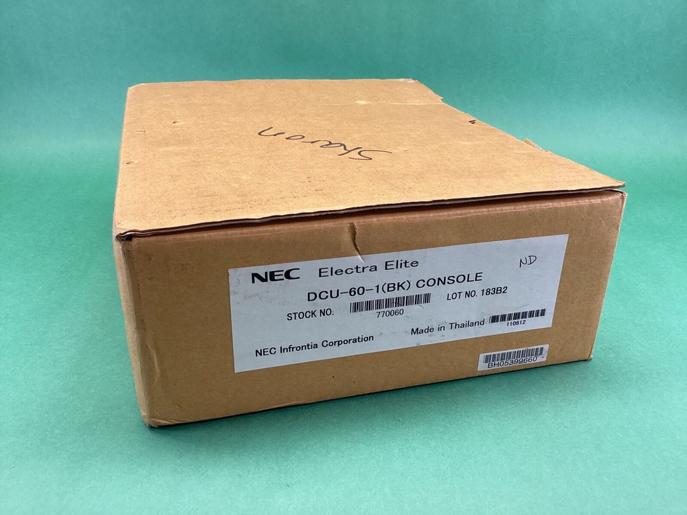 NEC Electra Elite DCU-60-1 BLACKN60-Button DSS Console (770060)