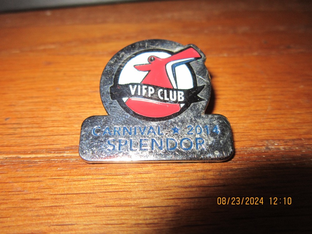 Carnival Splendor 2014 Pin, Please Read Listing, No Returns