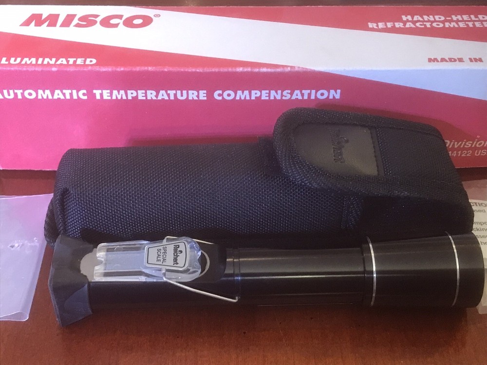 🔥HOT🔥MISCO Illuminated Automatic Temp Compensation Hand-Held Refractometer🔥