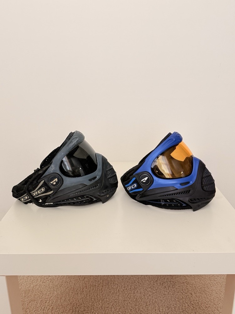 Two Proto Axis Pro Paintball Goggles