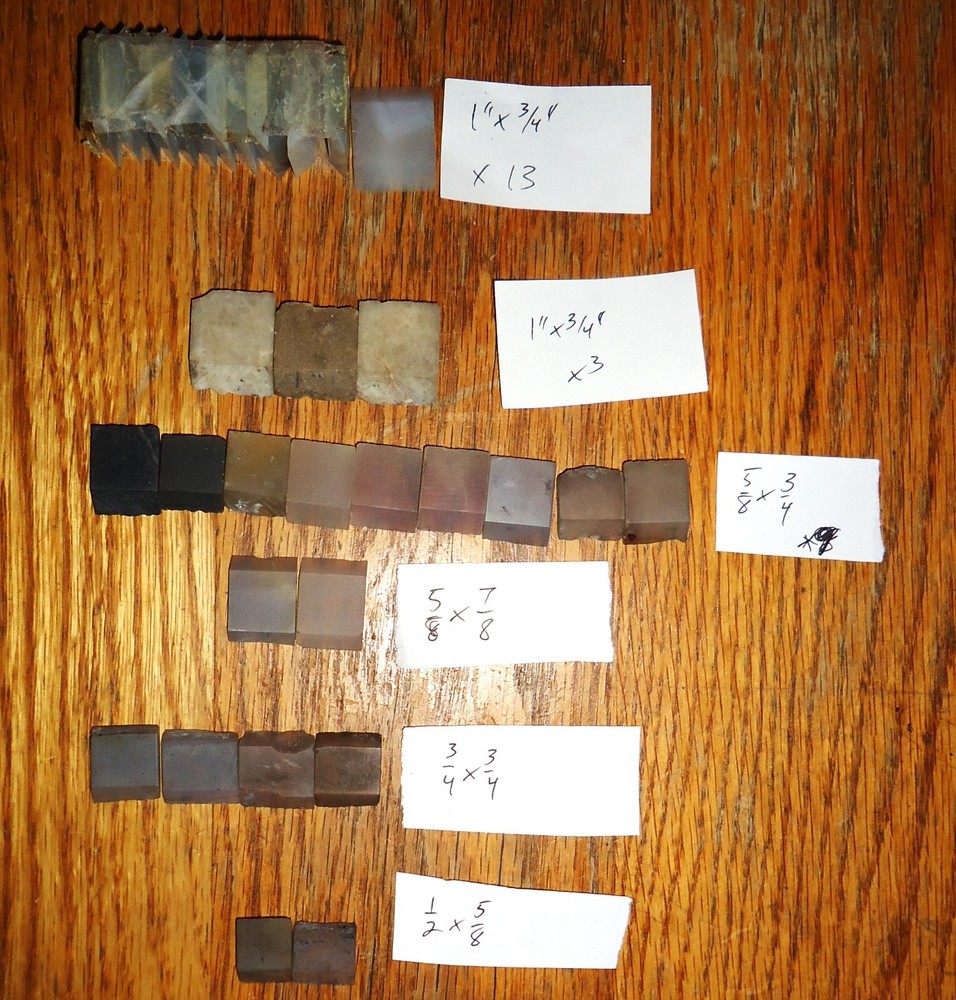 German Agate Saw Cut Flints for Muzzleloaders, Black Powder