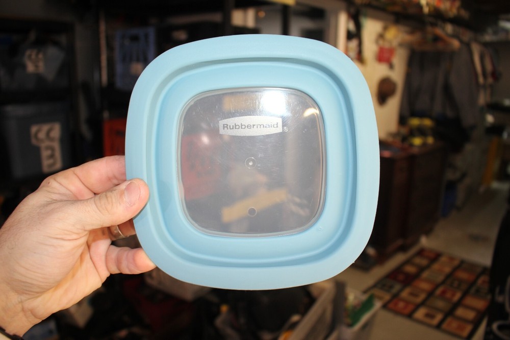 Rubbermaid Storage Container Replacement Lid ONLY 10M3M4 blue w/ Window 7"