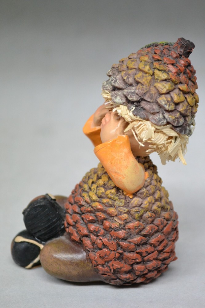 Resin Pinecone Figurine