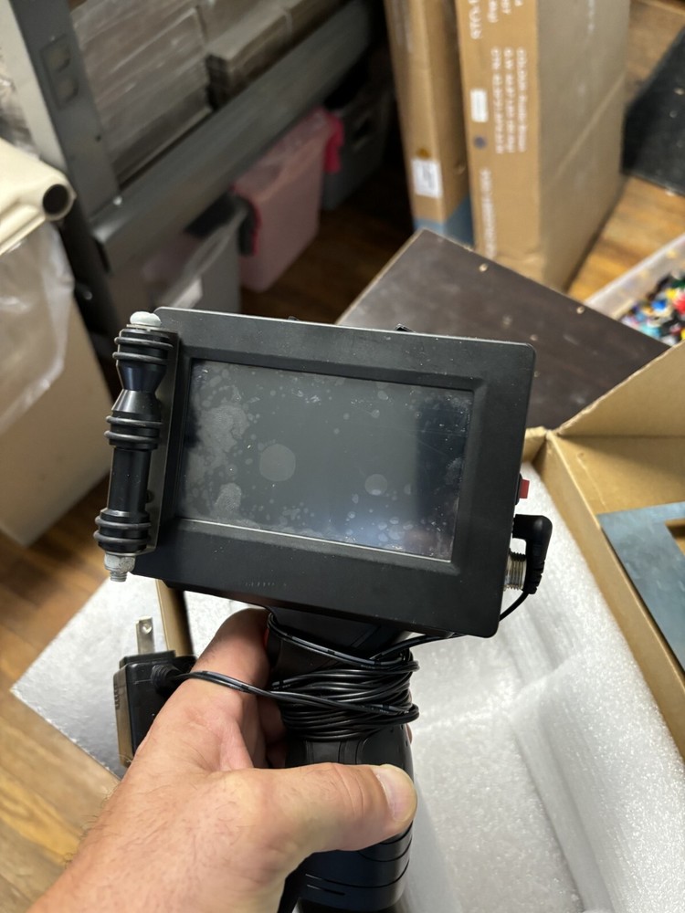 Handheld Inkjet Printer Touch Screen Dates Logo Laser Coder Label QR Bar Code mt