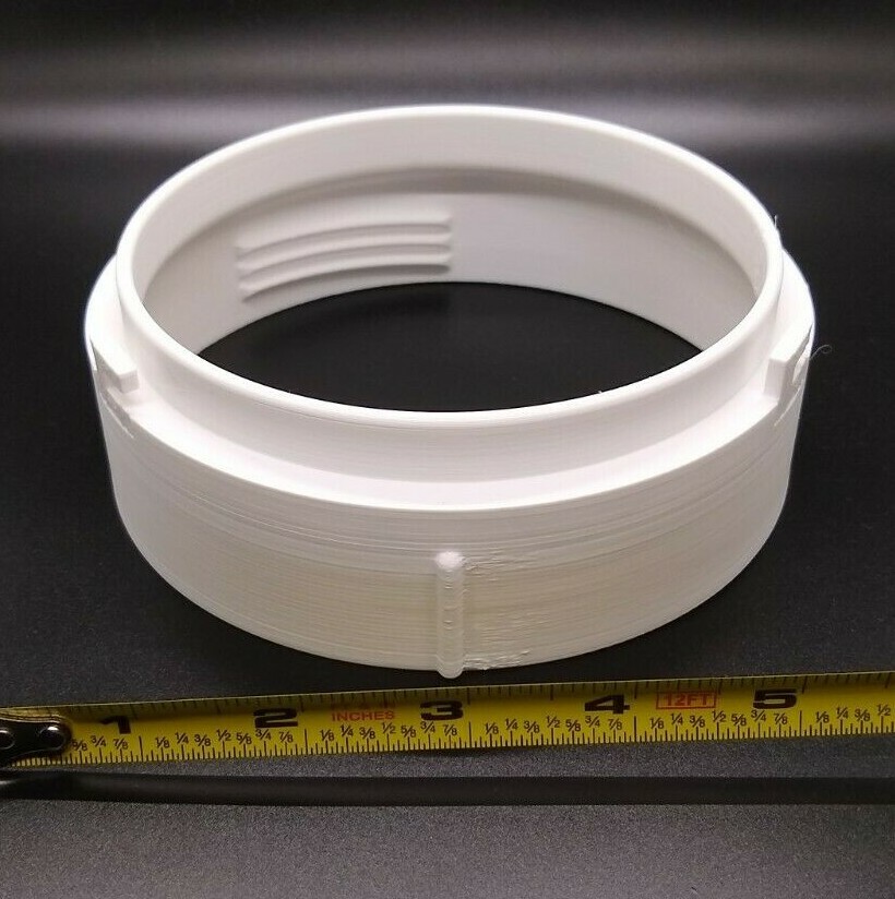 Soleus Air portable air conditioner AC 5" hose adapter for some models