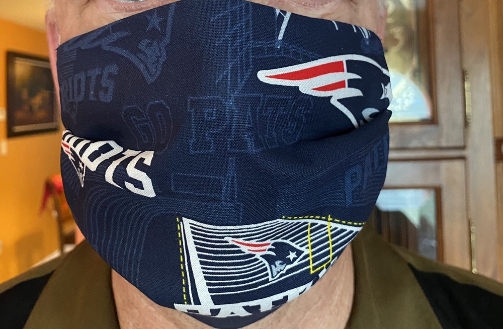 New England Patriots Face Mask