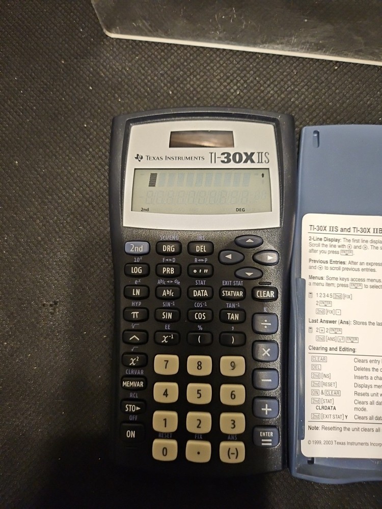 texas instruments ti-30xiis scientific calculator