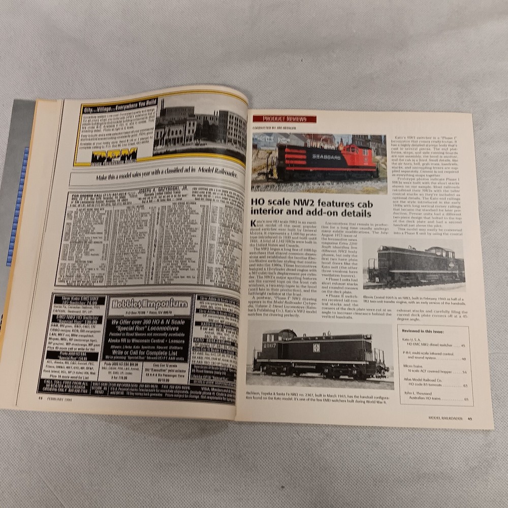 Model Railroader Magazine February 1994