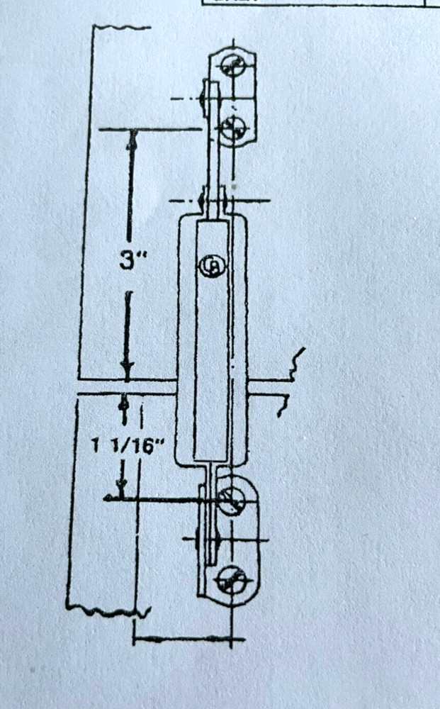 Lid Closure Hinge Spring Bronze Back Mount Anti-SLam Blue Spring Series 703