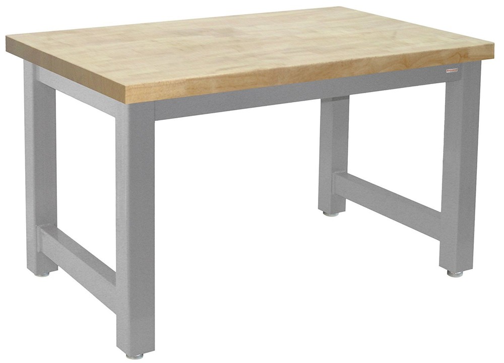 BenchPro H Solid Maple 36"D x 60"W Production Table Industrial Workbenches