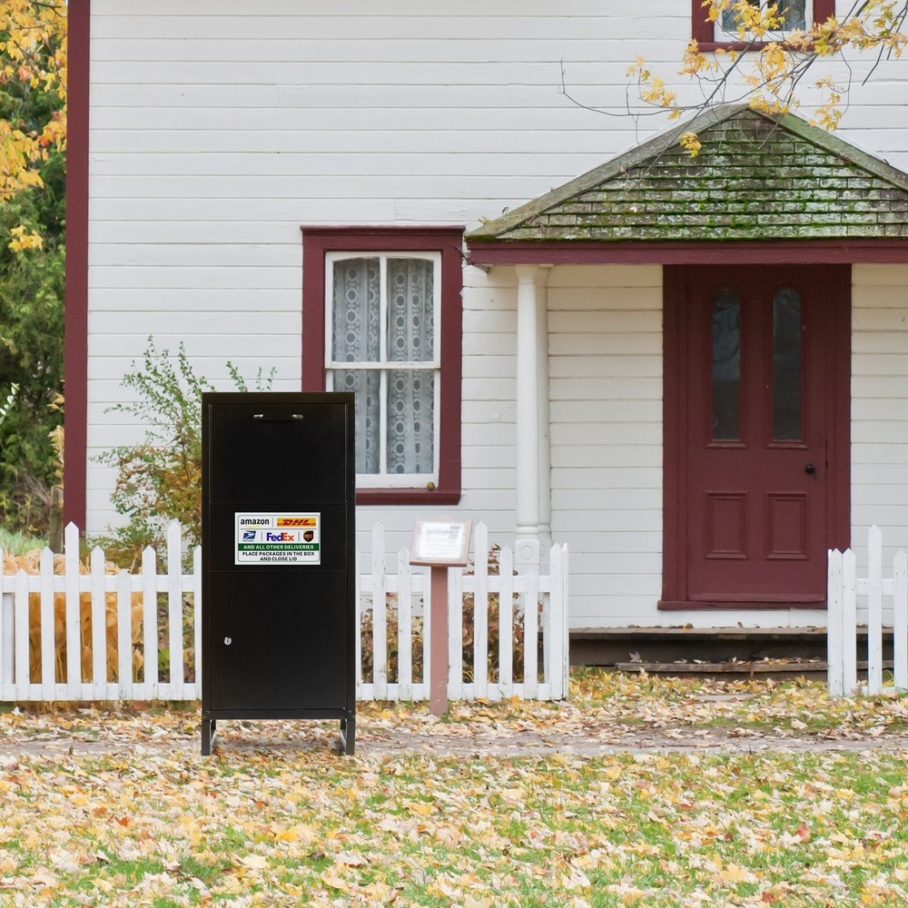 Outdoor Package Delivery Box for Outside Large Lockable Parcel Storage Drop Box