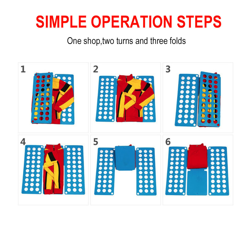 Lazy Clothes Folding Board - For Bedroom, Fast Laundry Organizer