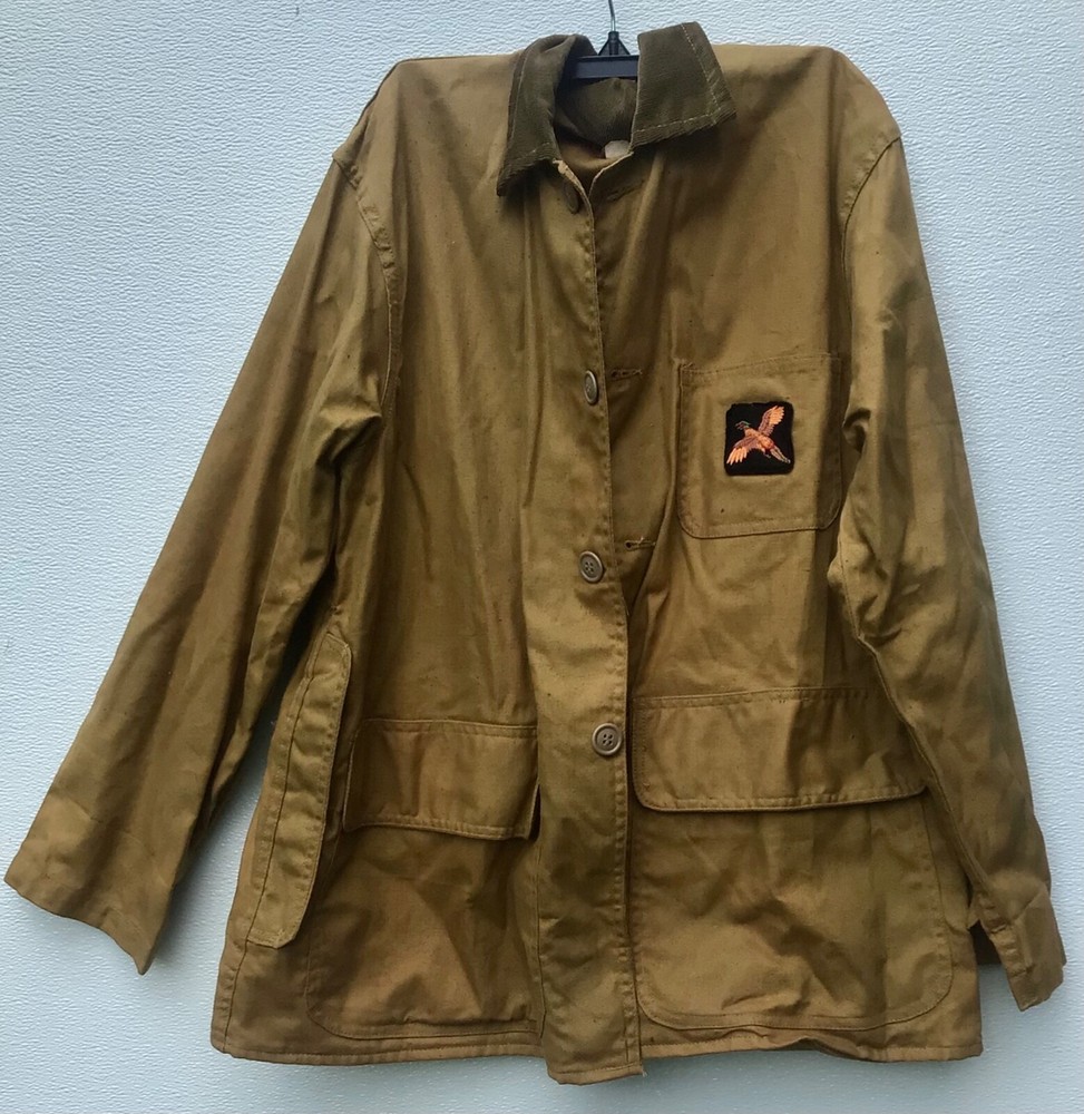 VIntage Brown Quail Hunting Jacket  Sz Medium.