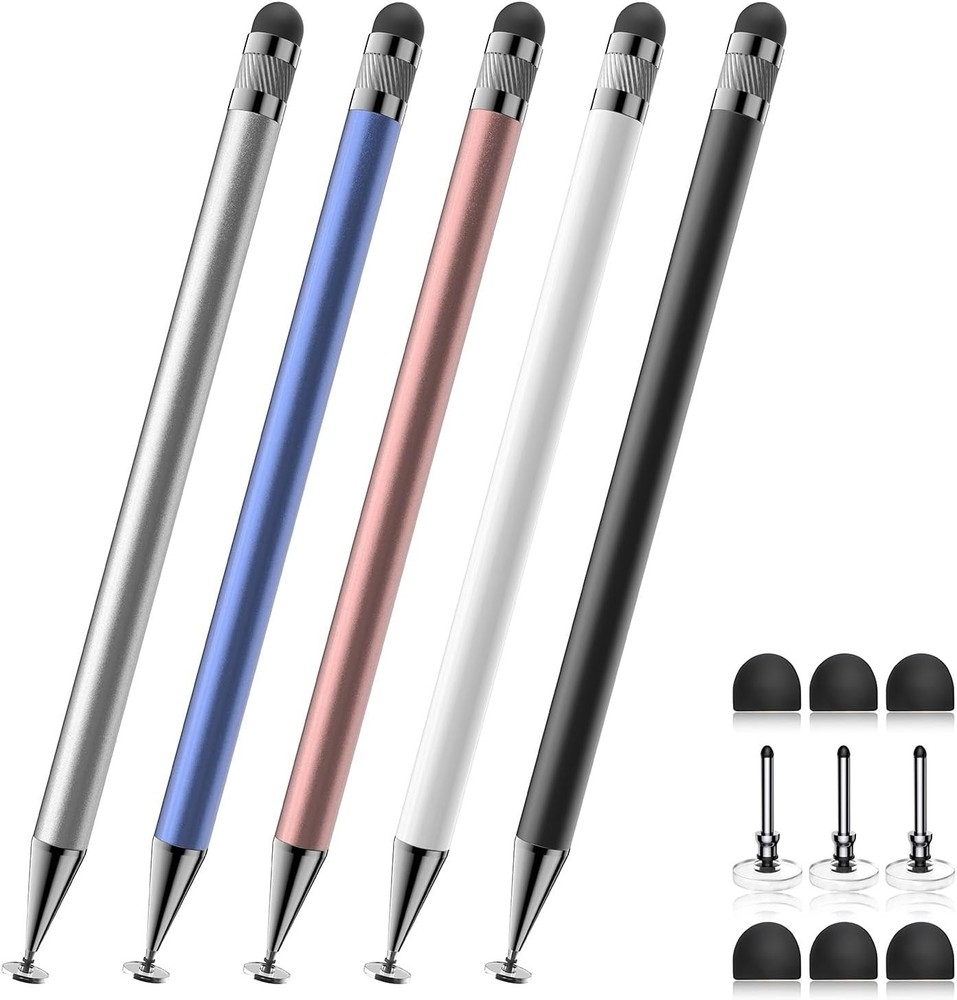 Versatile Touch Screen Stylus Set - 5 Colors, Ideal Gift for Professionals