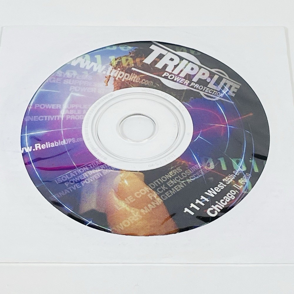 Tripp.Lite Power Management Software CD-ROM Disc PowerAlert 12