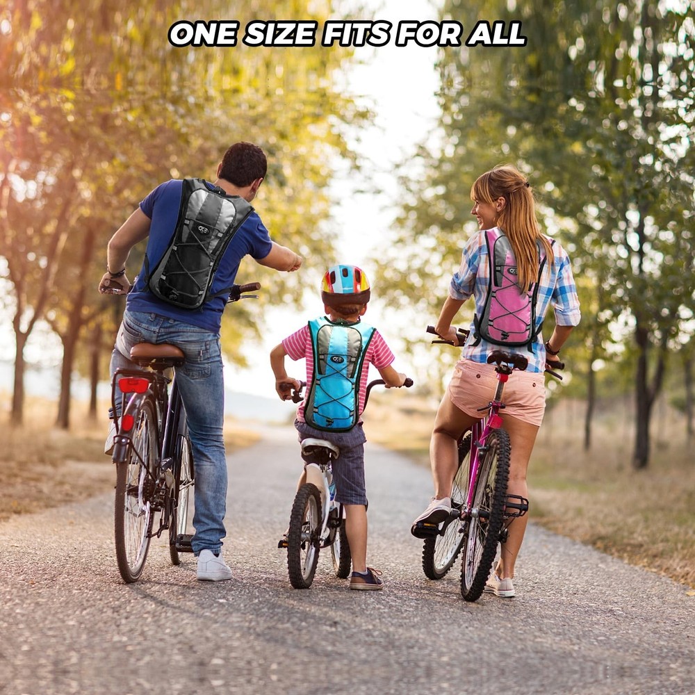 Hydration Backpack Hydration Pack Water Backpack with 2L(70-Ounce) Hydration ...