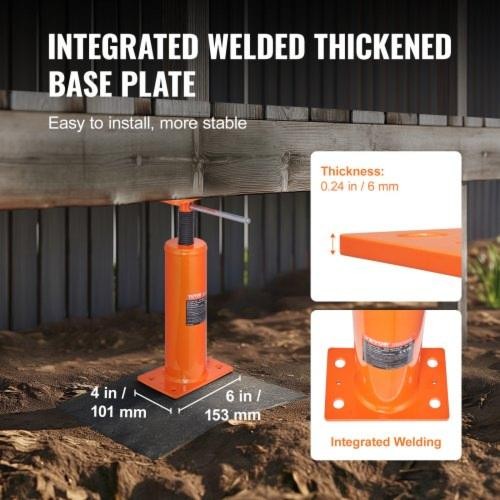 House Floor Jacks 2 Pack 1216 Height Range 9700 lbs Max Load Capacity