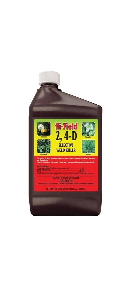 Hi-Yield 21415 2, 4-D 32 Oz. Concentrate Selective Weed Killer