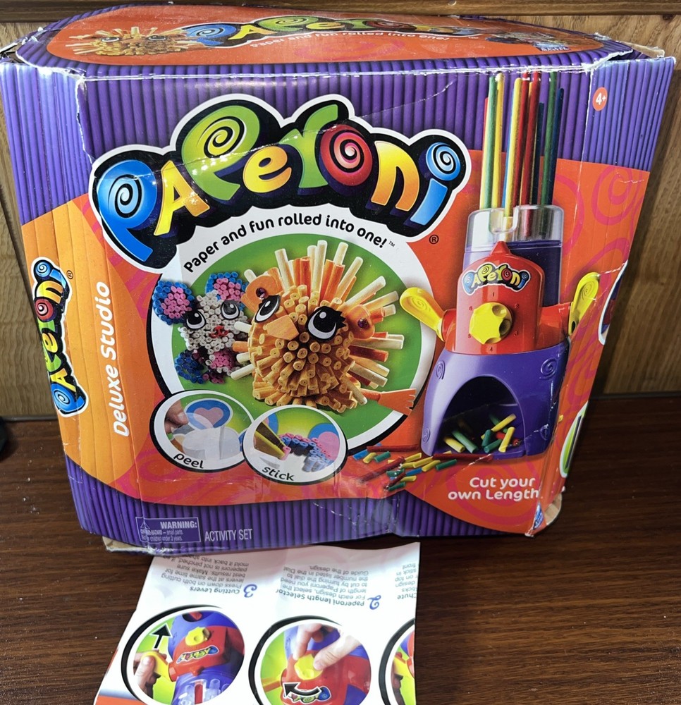 🍀 Spin Master Paperoni Deluxe Studio Activity Set - Partial Kit Incomplete 🍀