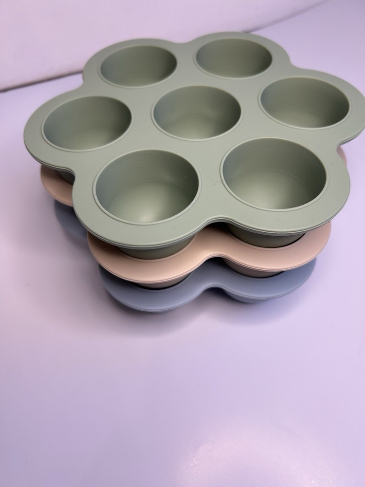 Silicone Egg Bites Molds Set of 3 Silicone Egg Poacher