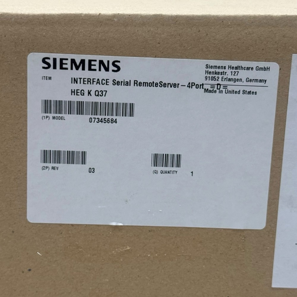 Siemens INTERFACE Serial RemoteServer | 07345684