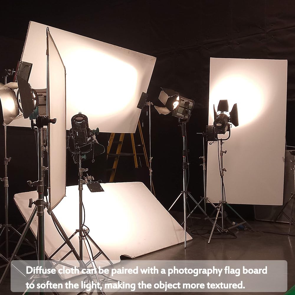 39x59 Inch Diffusion Fabric Light Grid Cloth Photography Diffuser Modifier