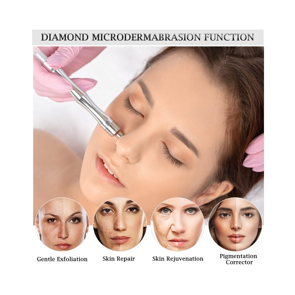 3 in 1 Diamond Microdermabrasion Machine, Professional Microdermabrasion Devi...